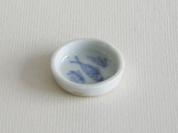 Porcelain opium serving dish - Gnats - (2636)